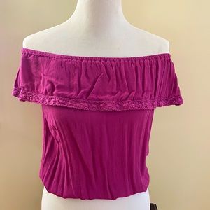 Magenta blouse from target, brand: Mossimo Supply Co., size: small